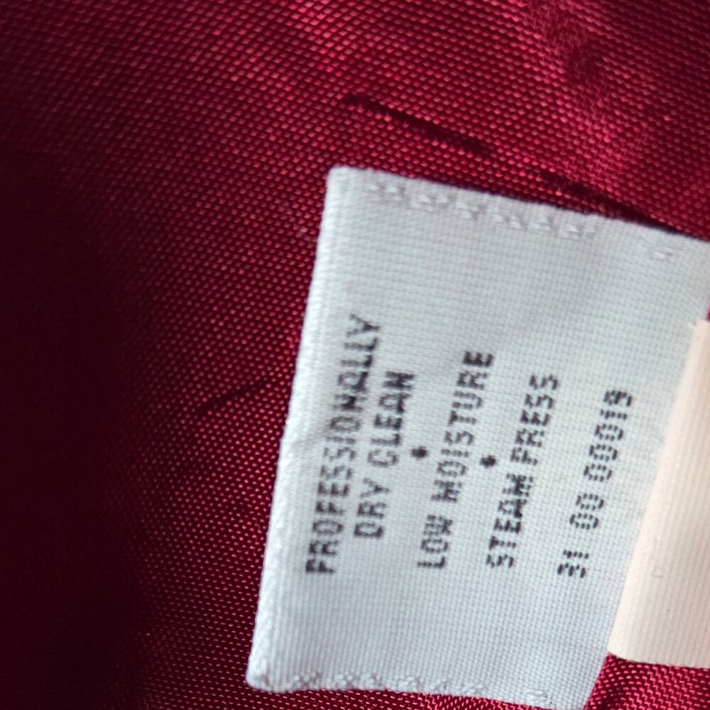 Pendleton Vintage Red Virgin Wool Blazer Gold Button USA Size 10 - Picture 7 of 12
